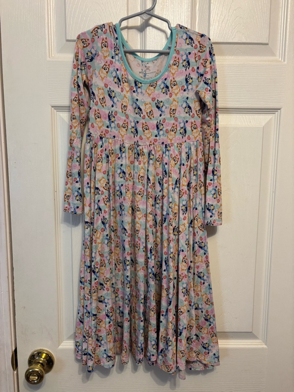 Girl’s Bluey Long Sleeve Bamboo Twirl Dress